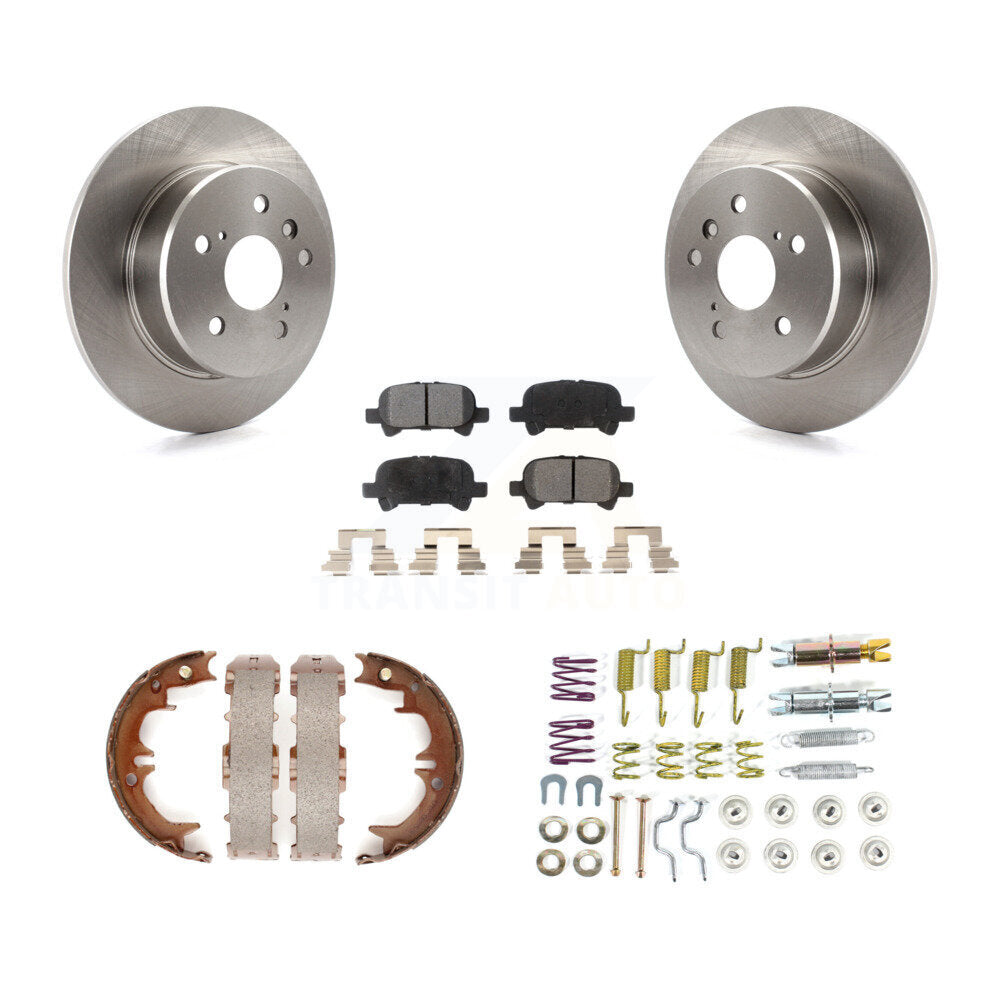 Kit de quincaillerie pour chaussures de stationnement, Rotors à disque arrière, plaquettes semi-métalliques, pour Toyota Avalo