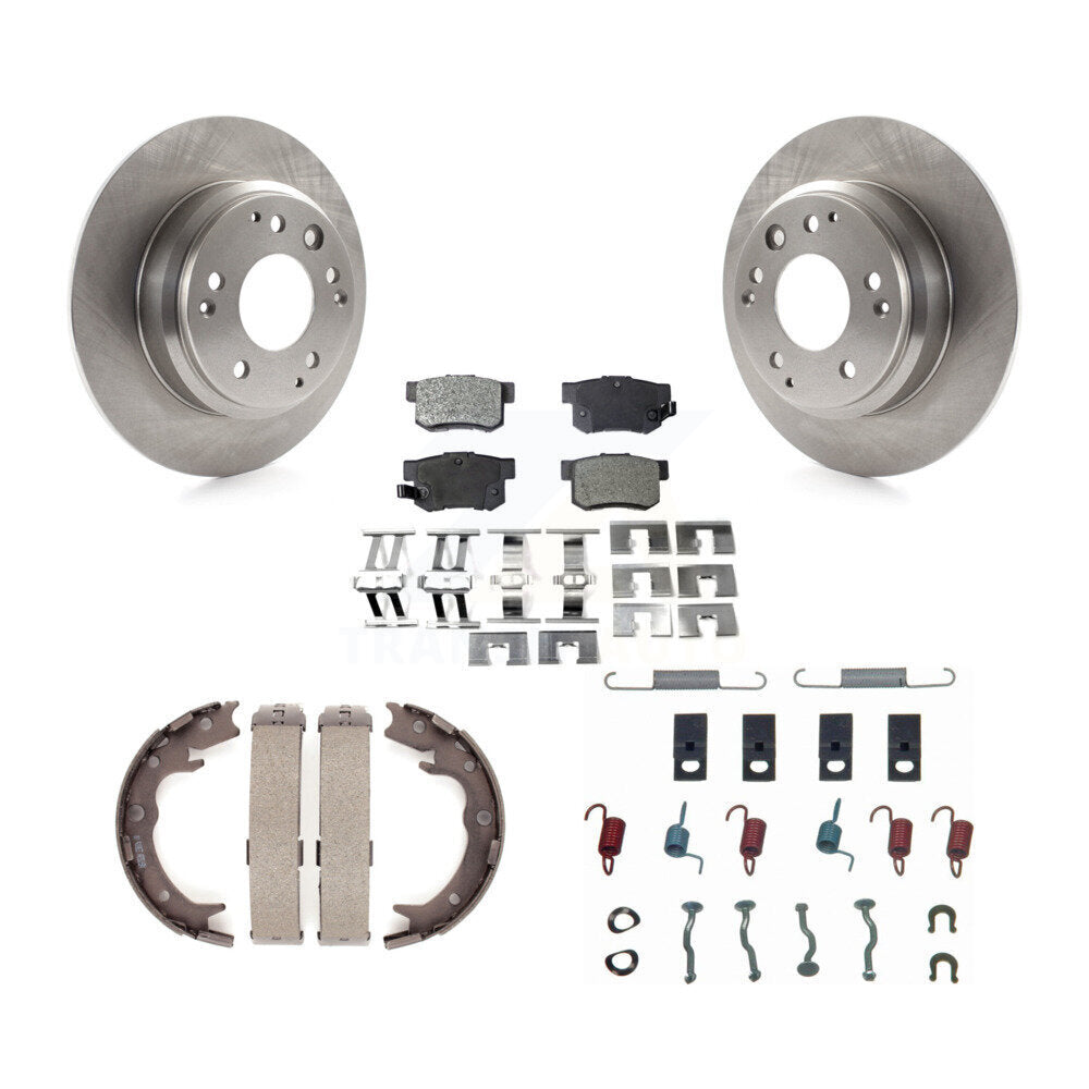Kit de quincaillerie pour chaussures de stationnement, Rotors à disque arrière, plaquettes semi-métalliques, pour Honda Odysse