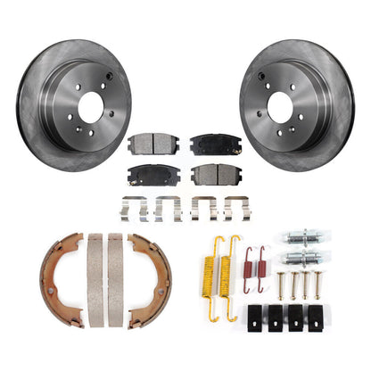 Kit de quincaillerie pour chaussures de stationnement, Rotors à disque arrière, plaquettes semi-métalliques, pour Chevrolet Vu