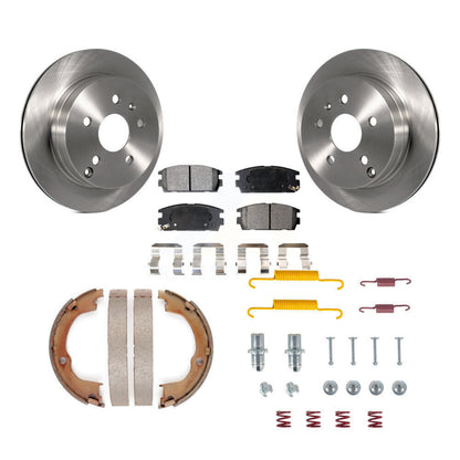 Kit de quincaillerie pour chaussures de stationnement, Rotors à disque arrière, plaquettes semi-métalliques, pour Chevrolet GM