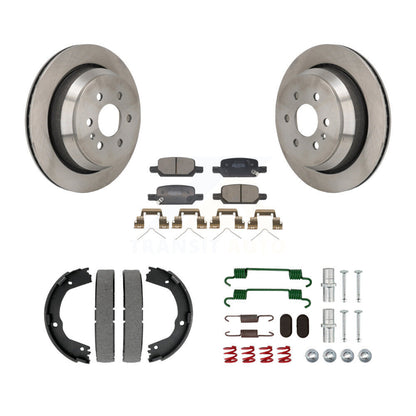 Kit de quincaillerie pour chaussures de stationnement, Rotors à disque arrière, plaquettes semi-métalliques, pour Chevrolet GM