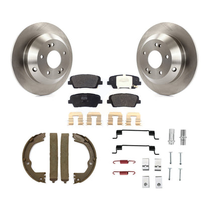 Kit de quincaillerie pour chaussures de stationnement, Rotors à disque arrière, plaquettes semi-métalliques, pour Hyundai Sant