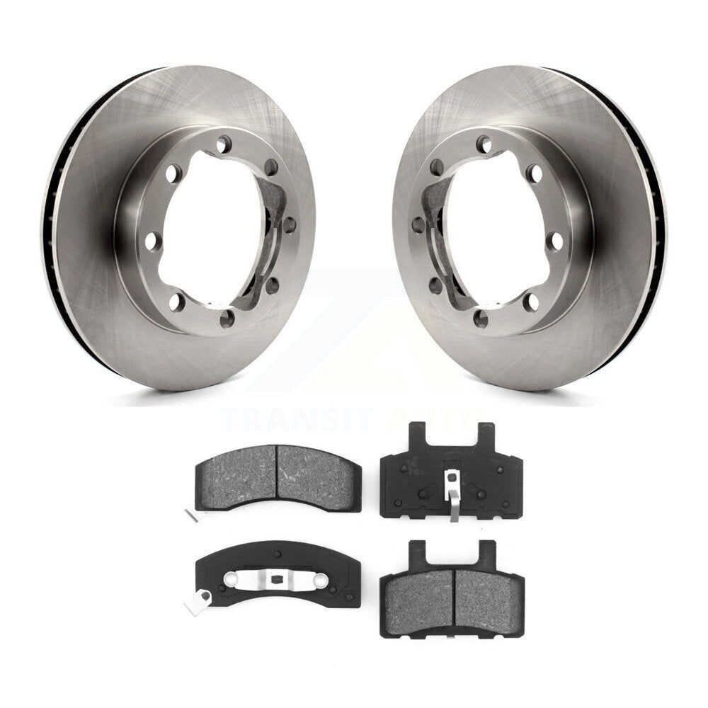 Kit de rotor de frein avant et de plaquettes semi-métalliques pour K2500 Chevrolet GMC Dodge Ram 250