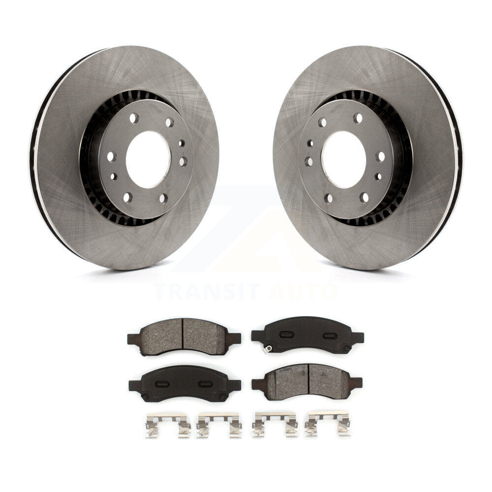 Kit de rotor de frein avant et de plaquettes semi-métalliques pour Chevrolet Trailblazer GMC Envoy X