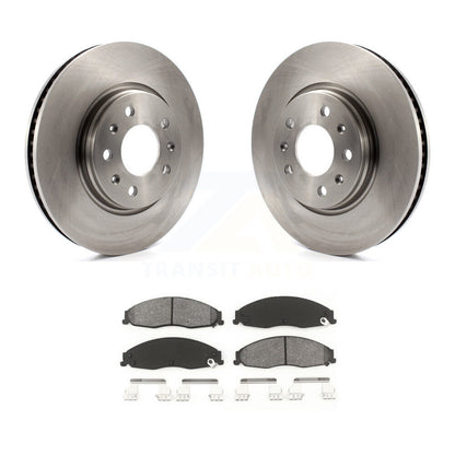 Kit de disques de frein à disque avant et plaquettes semi-métalliques pour Cadillac CTS STS