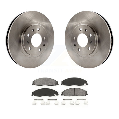 Kit de disques de frein à disque avant et plaquettes semi-métalliques pour Cadillac CTS K8S-100036