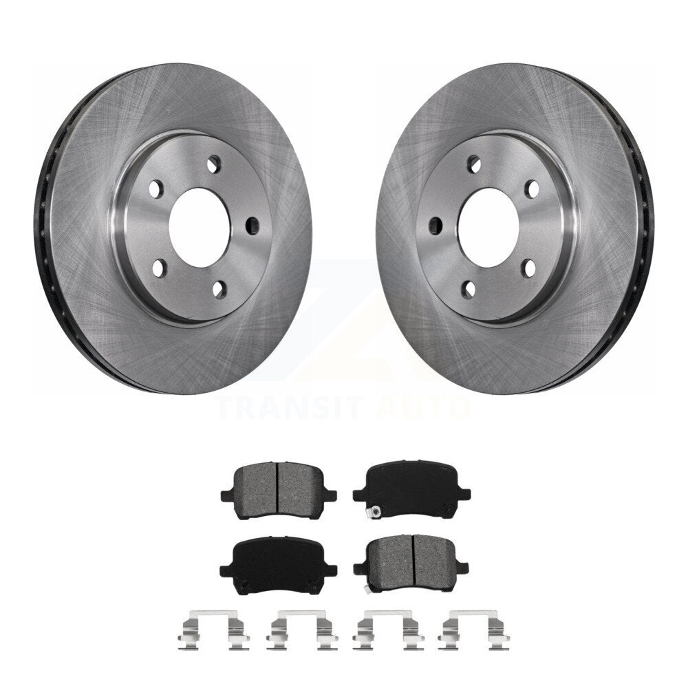 Kit de disques de frein à disque avant et plaquettes semi-métalliques pour Chevrolet Malibu