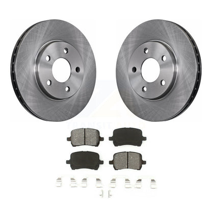 Rotor de frein à disque avant et Kit de plaquettes semi-métalliques pour Chevrolet Malibu Pontiac G