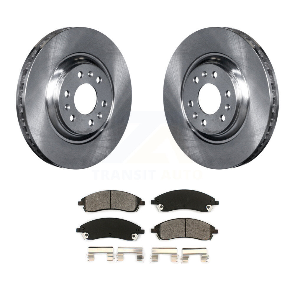 Kit de disques de frein à disque avant et plaquettes semi-métalliques pour Cadillac SRX 2004-2009