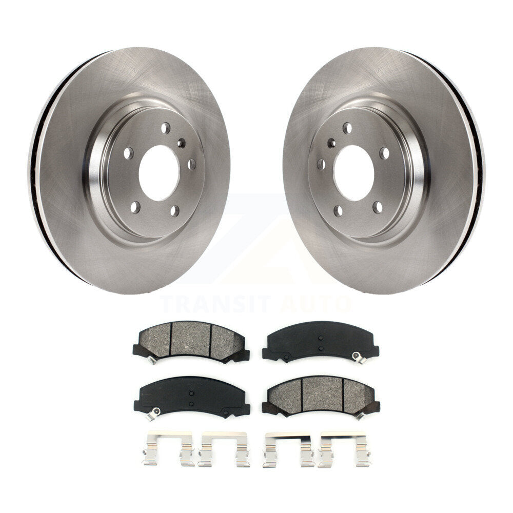 Kit de rotor de frein avant et de plaquettes semi-métalliques pour Buick Lucerne Chevrolet Impala DT