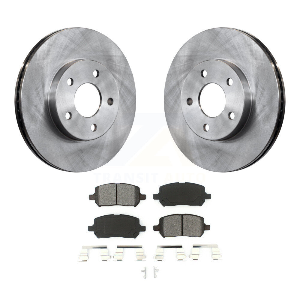 Kit de rotor de frein à disque avant et de plaquettes semi-métalliques pour Chevrolet Cobalt Pontiac G