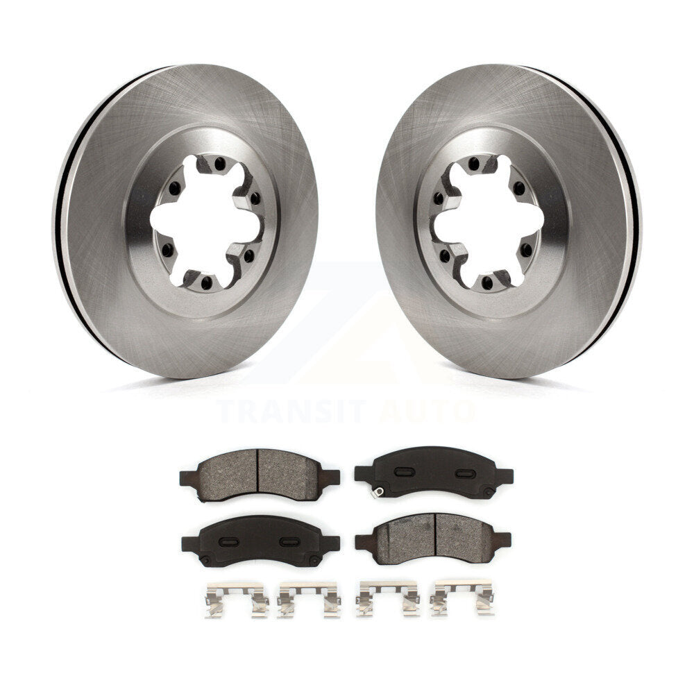 Rotor de frein à disque avant et Kit de plaquettes semi-métalliques pour Chevrolet Colorado GMC Canyo