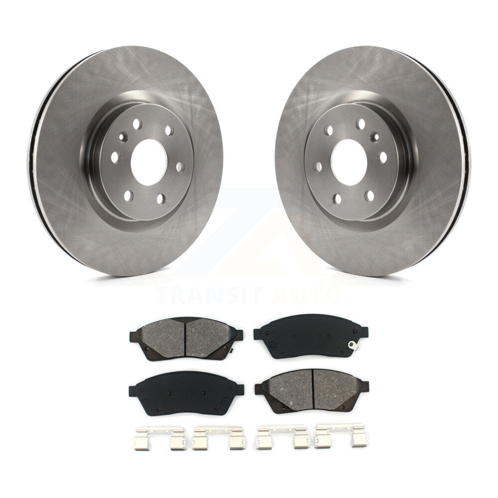 Kit de rotors de frein à disque avant et plaquettes semi-métalliques pour Cadillac SRX Saab 9-4X