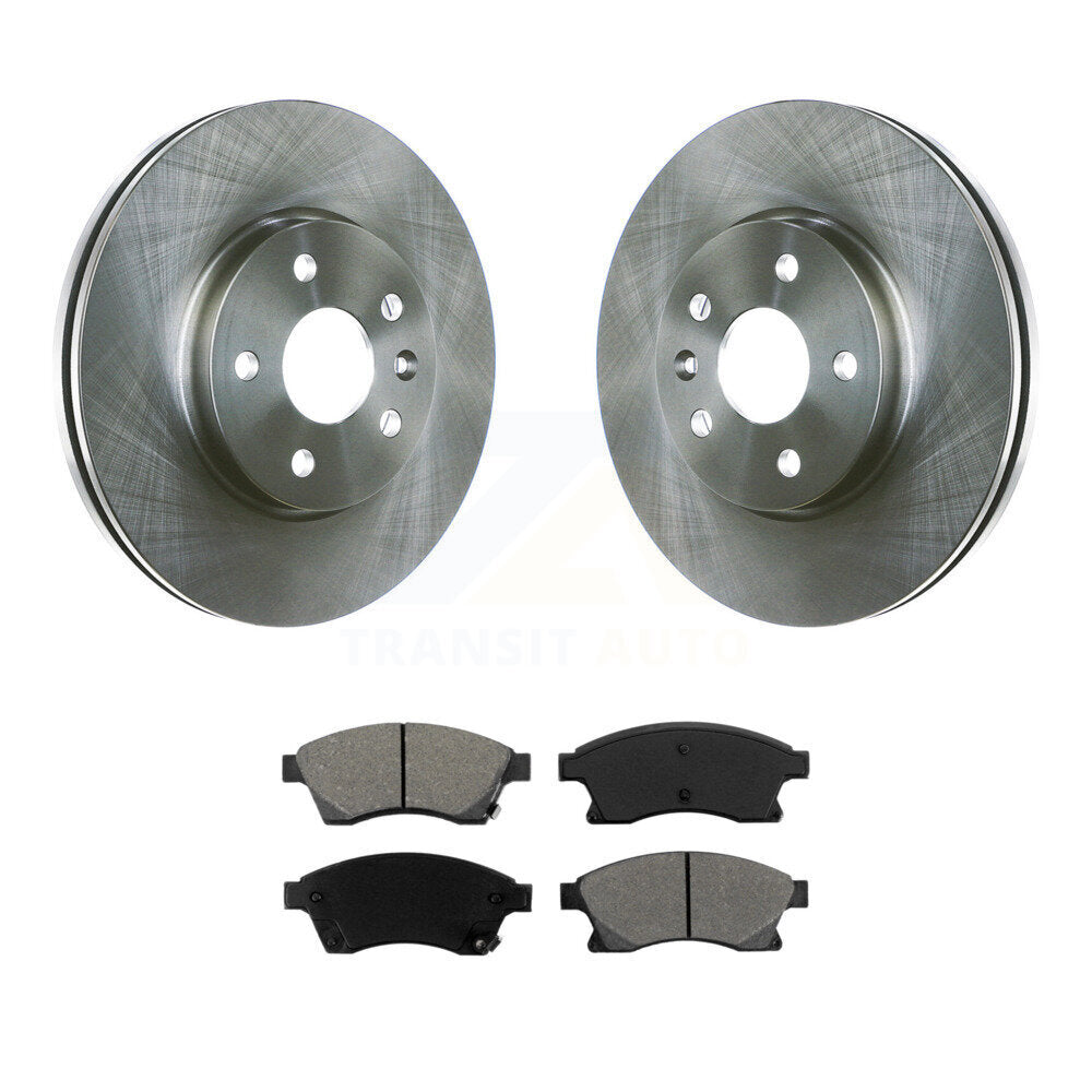 Rotor de frein à disque avant et Kit de plaquettes semi-métalliques pour Chevrolet Cruze Sonic Limite