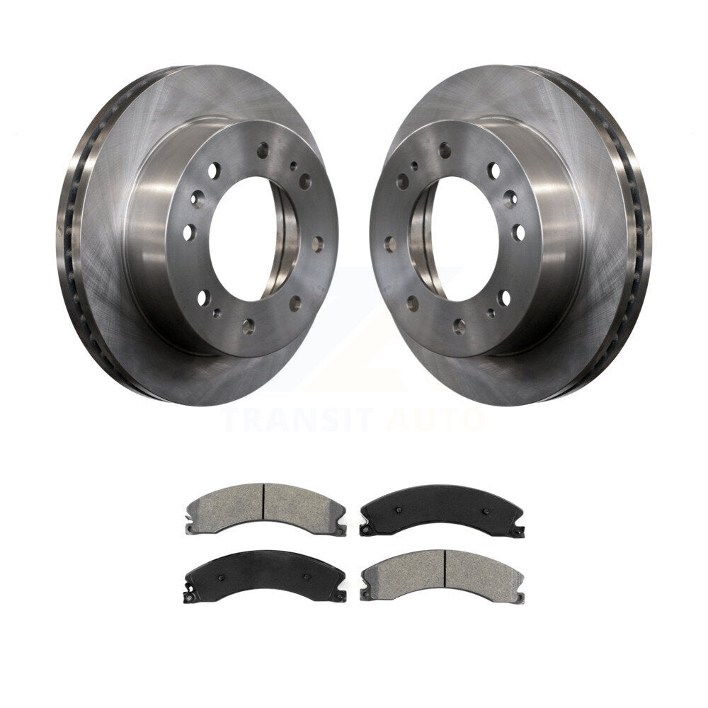 Rotors de frein avant et Kit de plaquettes semi-métalliques pour GMC Chevrolet Sierra 2500 HD 350