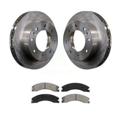 Rotors de frein avant et Kit de plaquettes semi-métalliques pour GMC Chevrolet Sierra 2500 HD 350