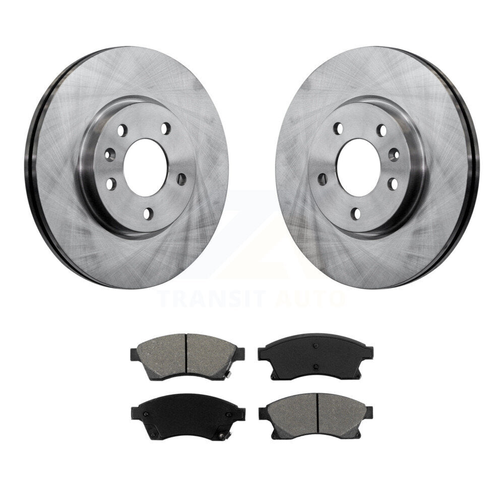 Kit de disques de frein à disque avant et plaquettes semi-métalliques pour Buick Verano 2012-2013