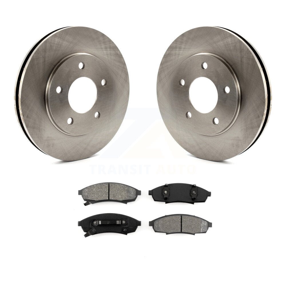 Kit de rotor de frein avant et de plaquettes semi-métalliques pour Oldsmobile Cutlass Supreme Buic
