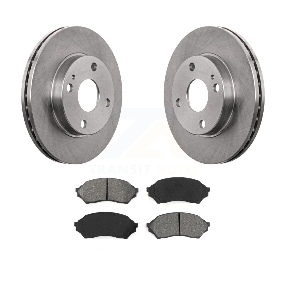 Kit de disques de frein à disque avant et plaquettes semi-métalliques pour Mazda Protege K8S-100094