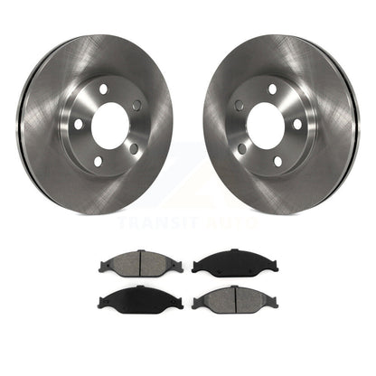Kit de disques de frein à disque avant et plaquettes semi-métalliques pour Ford Mustang K8S-100101