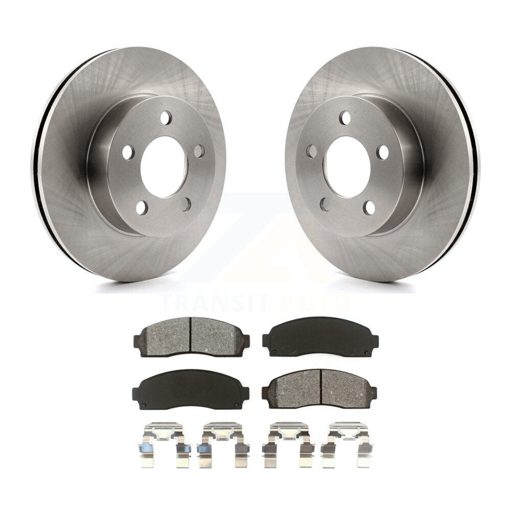 Kit de rotor de frein à disque avant et de plaquettes semi-métalliques pour Ford Ranger Mazda B4000 4W