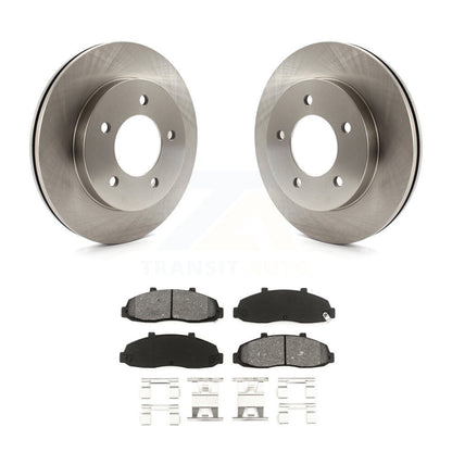 Kit de disques de frein à disque avant et plaquettes semi-métalliques pour Ford F-150 Heritage 4WD