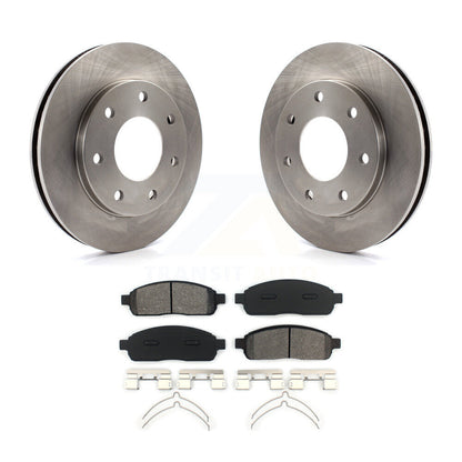 Kit de disques de frein à disque avant et plaquettes semi-métalliques pour Ford F-150 4WD 2004