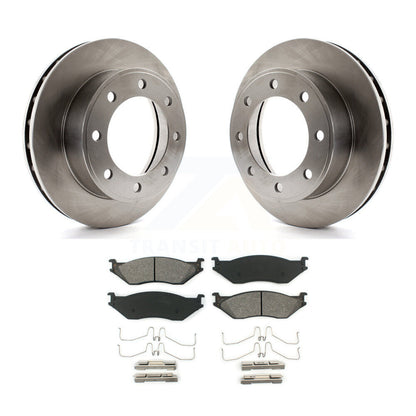 Kit de rotor de frein avant et de plaquettes semi-métalliques pour Ford F-450 Super Duty F-55 1999
