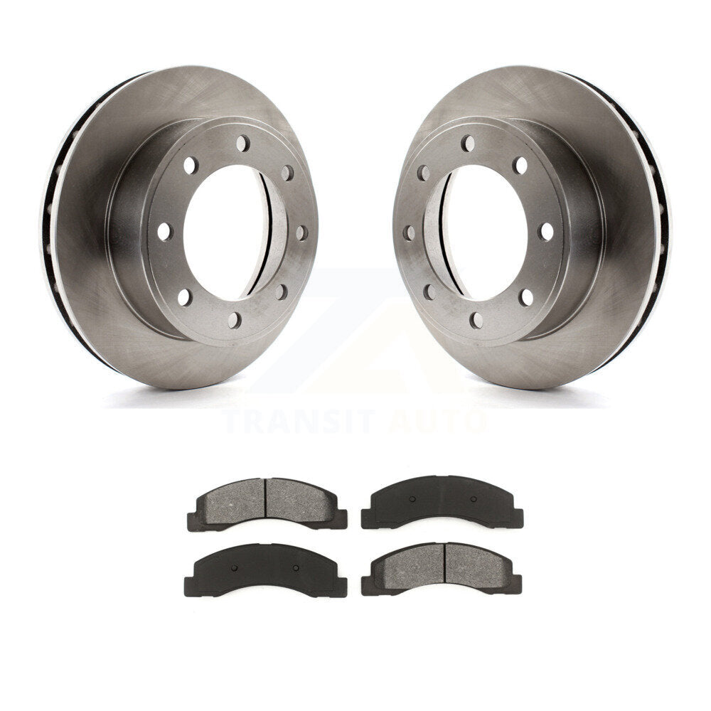 Kit de plaquettes semi-métalliques de Rotor de frein à disque avant, pour Ford F-250 Super Duty F-350 4W