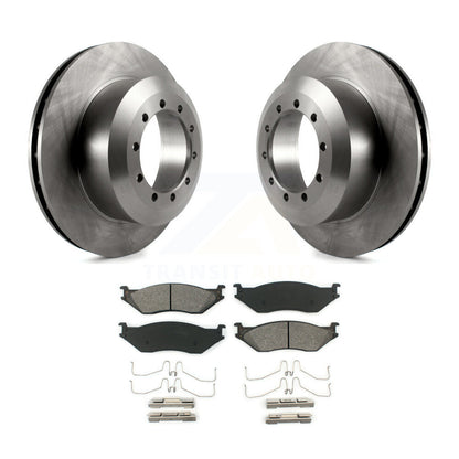 Kit de rotor de frein avant et de plaquettes semi-métalliques pour châssis de camping-car Ford F-53 F-5