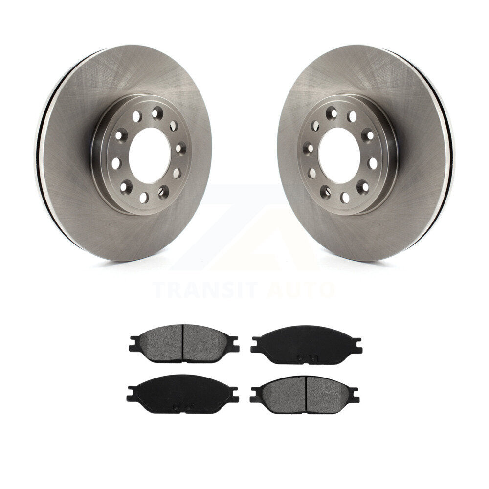 Kit de disques de frein à disque avant et plaquettes semi-métalliques pour Ford Windstar 1999-2003