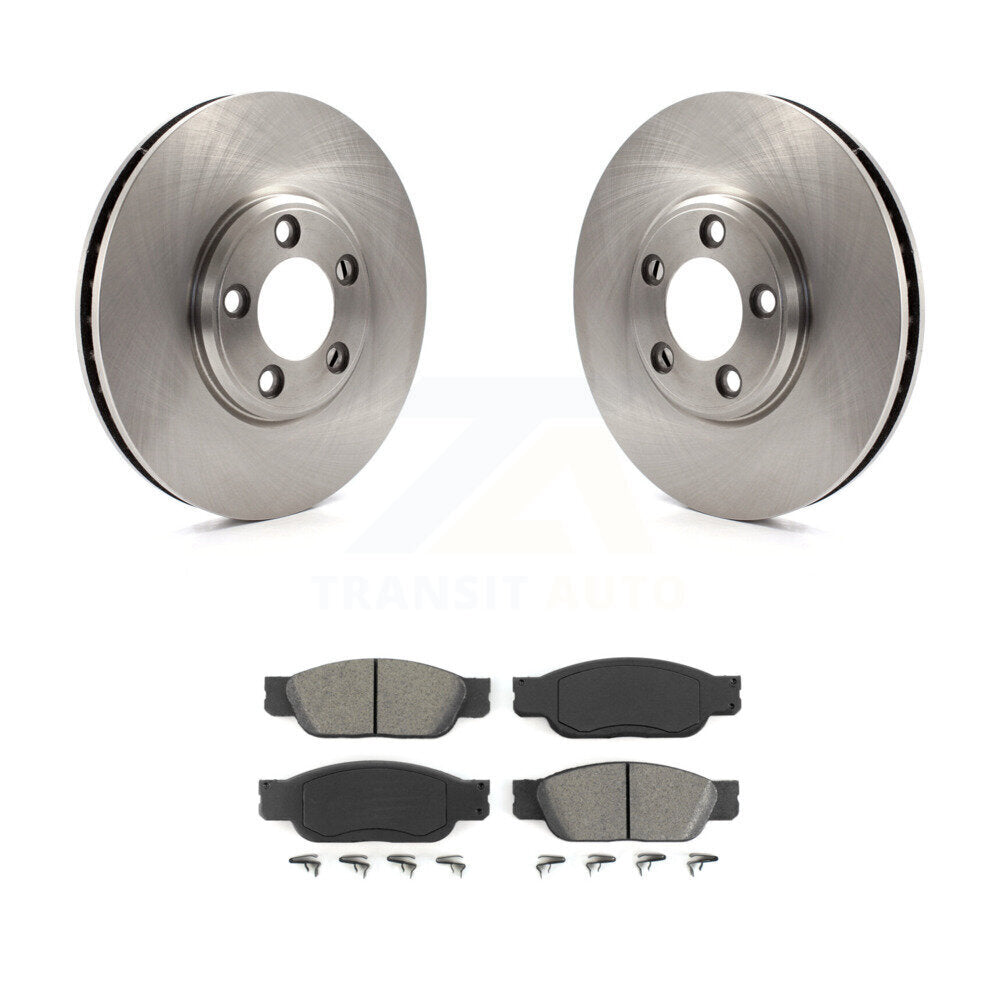 Kit de rotor de frein avant et de plaquettes semi-métalliques pour Ford Thunderbird Lincoln LS Jagua