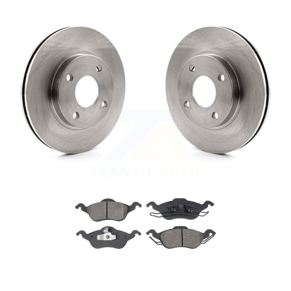 Kit de disques de frein à disque avant et plaquettes semi-métalliques pour Ford Focus K8S-100121