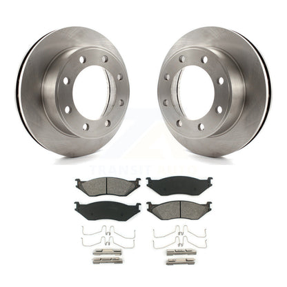 Kit de rotor de frein à disque avant et de plaquettes semi-métalliques pour Ford F-550 Super Duty F-45