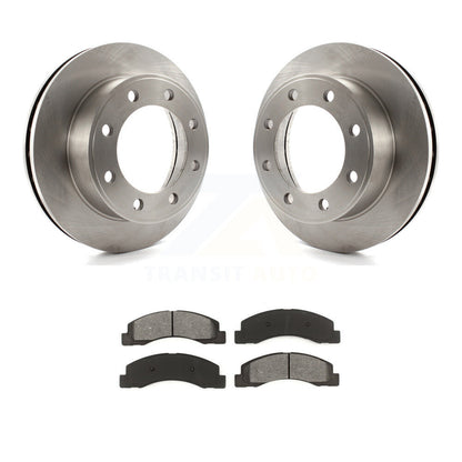 Kit de rotor de frein à disque avant et de plaquettes semi-métalliques pour Ford F-350 Super Duty F-25