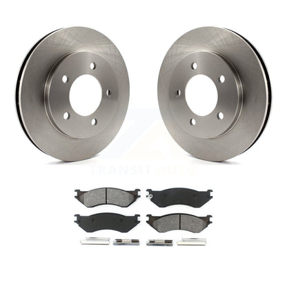 Rotors de frein avant et kit de plaquettes semi-métalliques pour Ford Expedition Lincoln Navigato