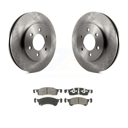 Rotors de frein avant et kit de plaquettes semi-métalliques pour Ford Expedition Lincoln Navigato