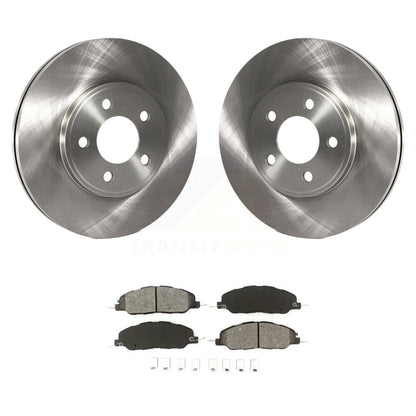 Kit de disques de frein à disque avant et plaquettes semi-métalliques pour Ford Mustang Bullit 2009
