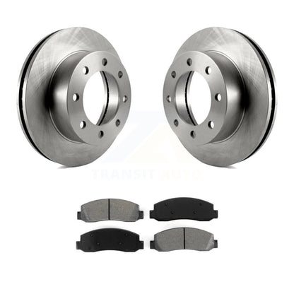 Kit de rotor de frein à disque avant et de plaquettes semi-métalliques pour Ford F-250 Super Duty F-35