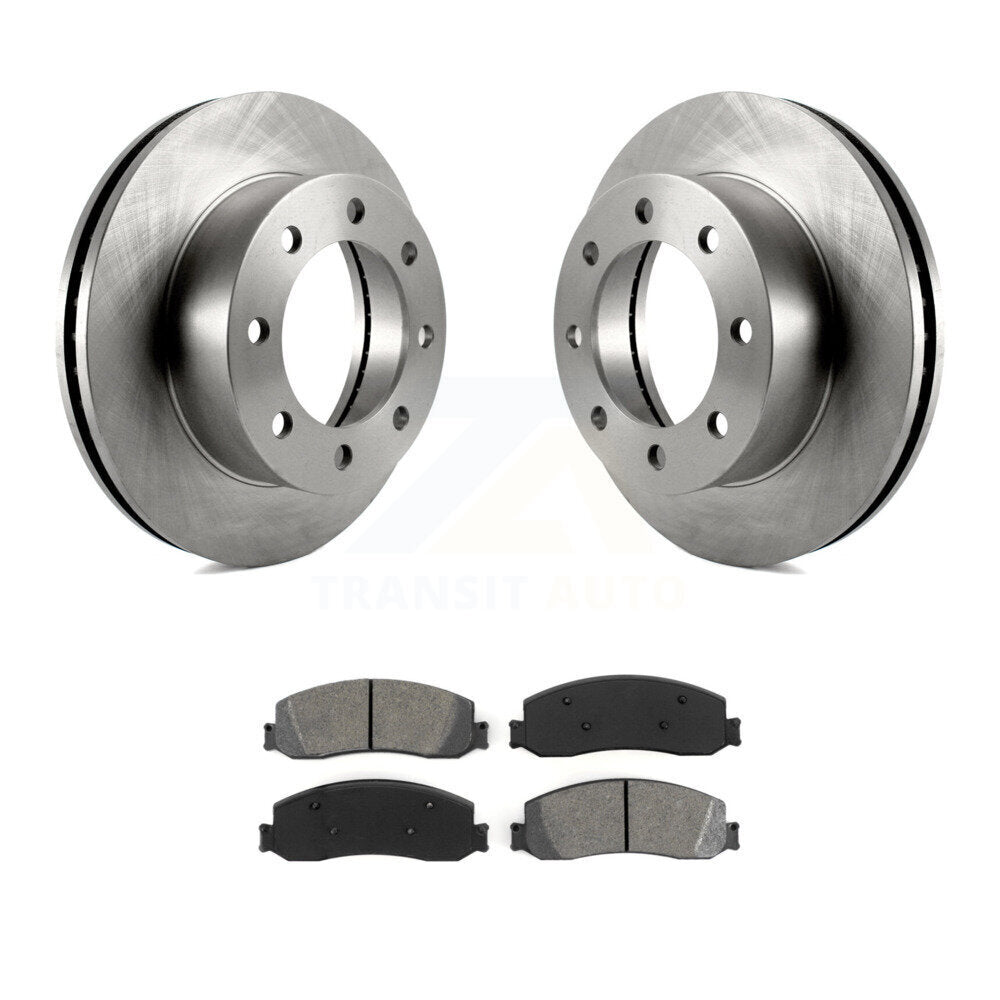 Kit de plaquettes semi-métalliques de Rotor de frein à disque avant, pour Ford F-350 Super Duty F-250 4W