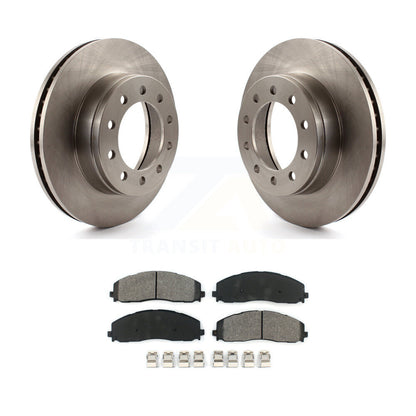 Kit de rotor de frein à disque avant et de plaquettes semi-métalliques pour Ford F-350 Super Duty F-25