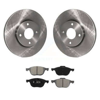 Kit de disques de frein à disque avant et plaquettes semi-métalliques pour Ford Focus 2005-2007