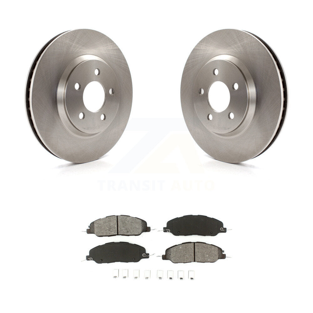Kit de disques de frein à disque avant et plaquettes semi-métalliques pour Ford Mustang K8S-100146