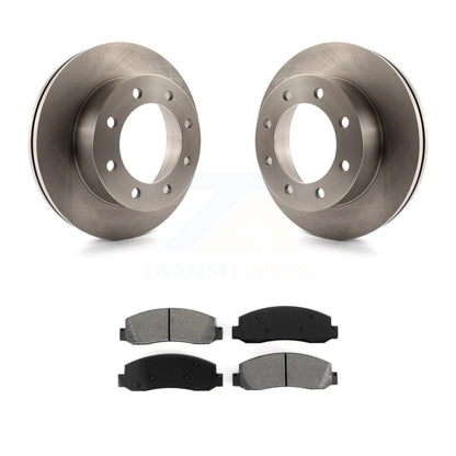 Kit de rotor de frein à disque avant et de plaquettes semi-métalliques pour Ford F-350 Super Duty F-45