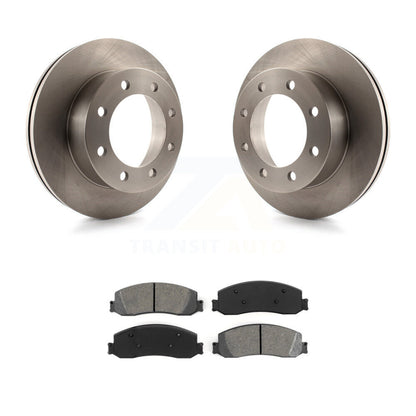 Kit de plaquettes semi-métalliques de rotors de frein à disque avant pour Ford F-350 Super Duty 4W 2012