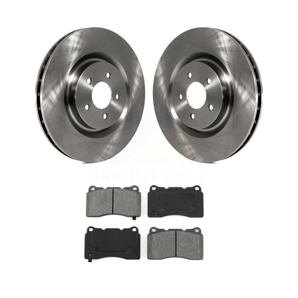 Kit de disques de frein à disque avant et plaquettes semi-métalliques pour Ford Mustang K8S-100153