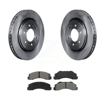 Kit de rotor de frein à disque avant et de plaquettes semi-métalliques pour Ford F-150 Expedition Lincol