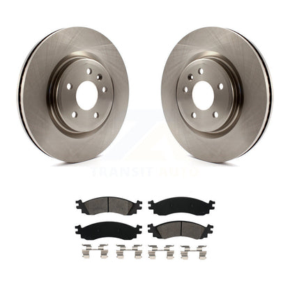 Kit de disques de frein à disque avant et plaquettes semi-métalliques pour Ford Taurus SH 2010-2012