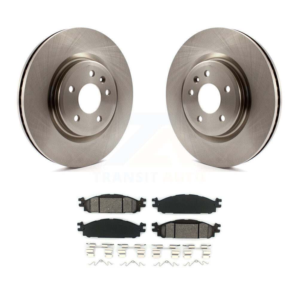 Rotors de frein avant et Kit de plaquettes semi-métalliques pour Ford Explorer Flex Taurus Lincol