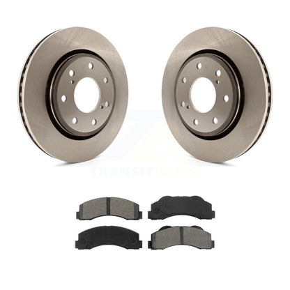 Kit de rotor de frein avant et de plaquettes semi-métalliques pour Ford F-150 10-14 avec roue à 7 écrous